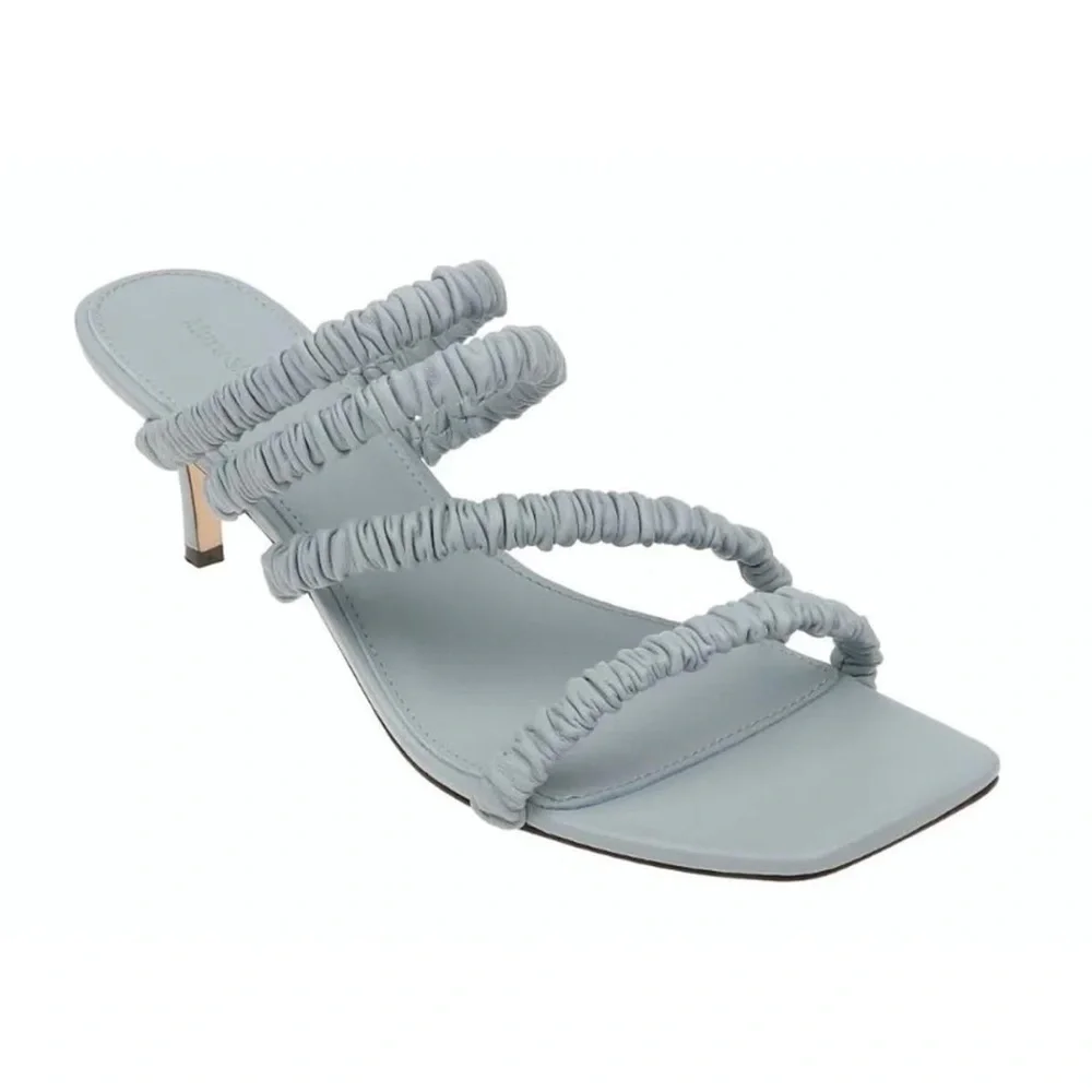 Mara & Mine Theresa Heeled Sandals – Blue | Size 7  New with Box 60155-9 Luxury - Picture 11 of 12